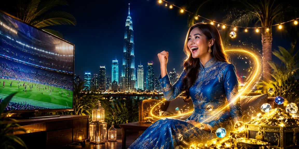 Pengguna Malaysia dalam pakaian baju kurung melakukan deposit pertama di platform 18500 dengan mudah